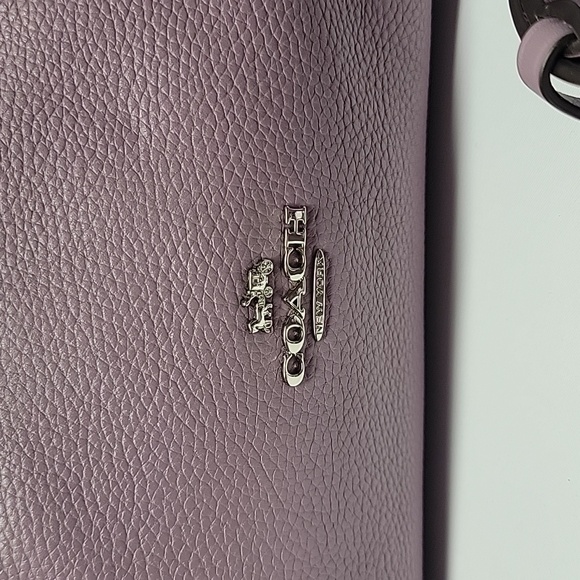 Coach Leather Hallie Shoulder Bag - Picture 2 of 12